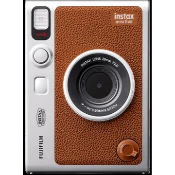超美品　FUJIFILM instax mini Evo ブラウン FUJIFILM MINI EVO BROWN